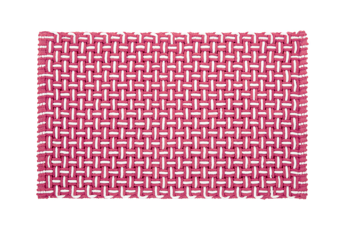 Alfombra baño Kaipur 45x70 Rosa