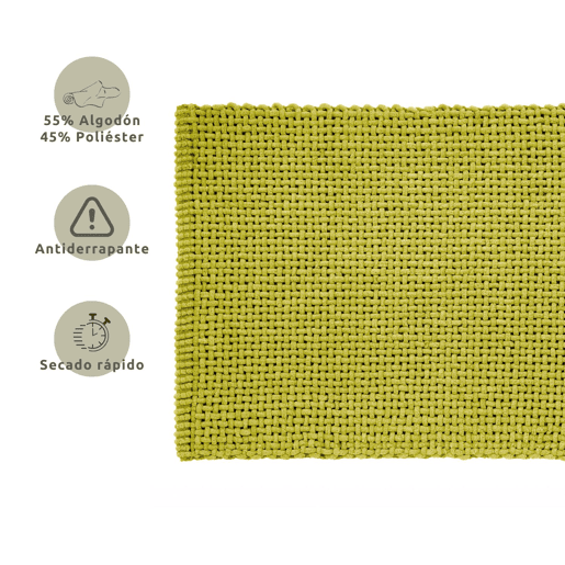 Tapete de banho Voa Verde 45x70cm Donegal Collections