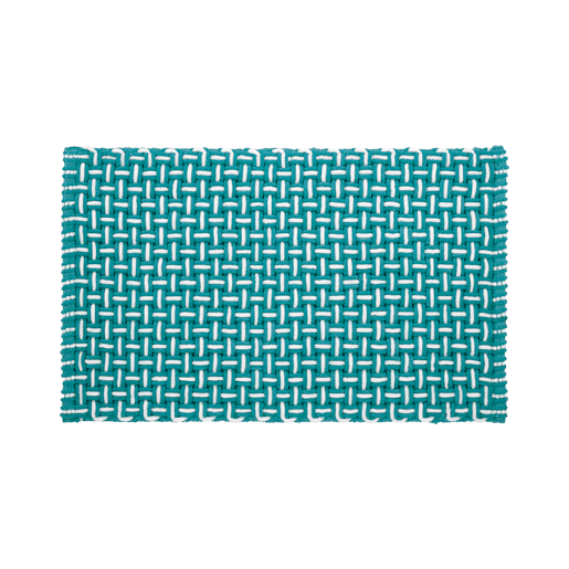 Tapete de banho Kaipur Turquesa 45x70cm Donegal Collections