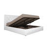 Cama de Casal Roman, Estrado Elevatório (Branco)(200×180 cm)