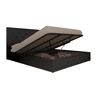 Cama de Casal Roman, Estrado Elevatório (Preto)(200×180 cm)