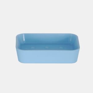 Sabão de poliésterborracha em azul 11,8 x 8,8 Z 2,7 cm