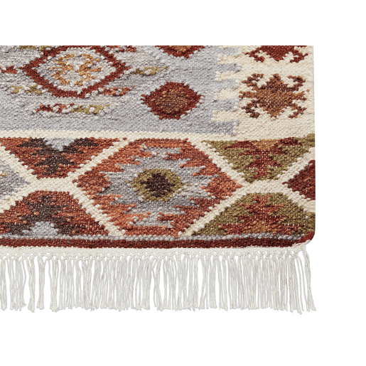 Tapete PROSHYAN Multicolor 160 x 230 cm Lã Kilim