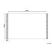 Beliani De pelo corto ANSAR 140x200 Beliani De pelo corto ANSAR 140x200 Blanco/ Beige