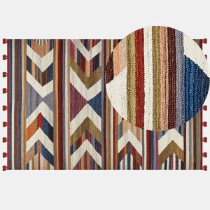 Tapete MRGASHAT Multicolor 200 x 300 cm Lã Kilim