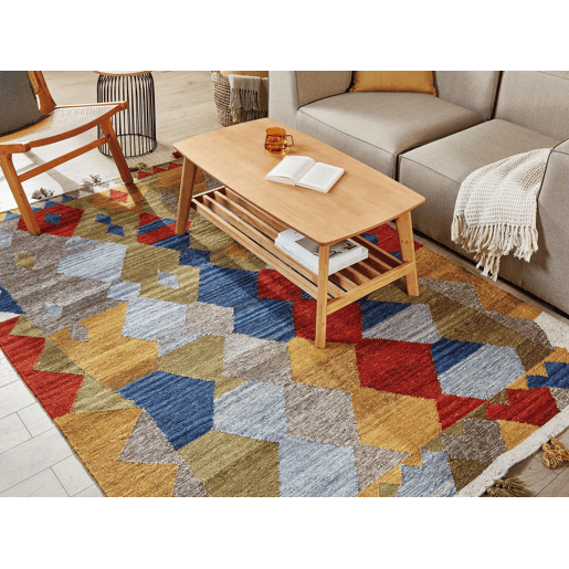 Tapete ARZAKAN Multicolor 160 x 230 cm Lã Kilim