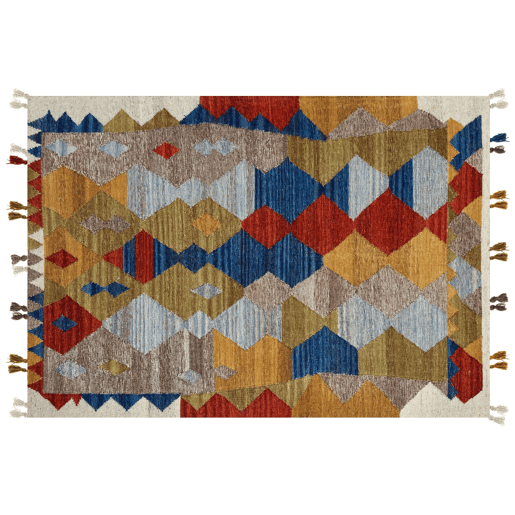 Tapete ARZAKAN Multicolor 160 x 230 cm Lã Kilim