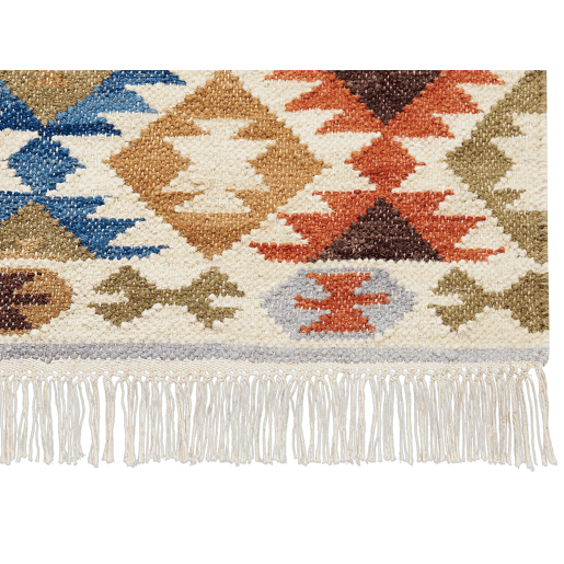 Tapete VOSKETAP Multicolor 160 x 230 cm Lã Kilim
