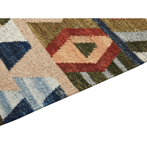 Tapete Kilim em lã multicolor 80 x 150 cm KAGHSI