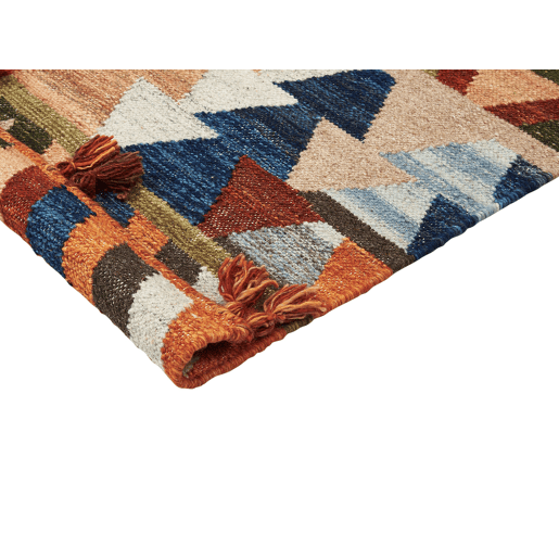 Tapete Kilim em lã multicolor 80 x 150 cm KAGHSI