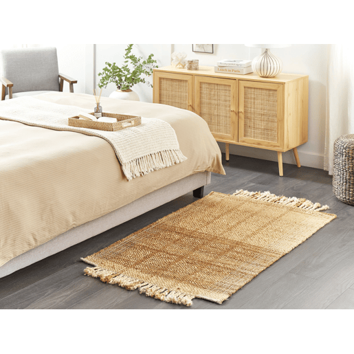 Tapete KARKIN Creme 80 x 150 cm Juta