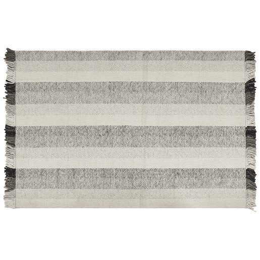 Tapete EMIRLER Branco 160 x 230 cm Lã