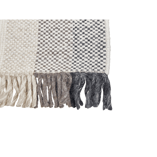 Tapete EMIRLER Branco 160 x 230 cm Lã