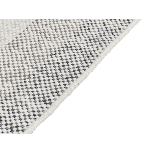 Tapete EMIRLER Branco 160 x 230 cm Lã