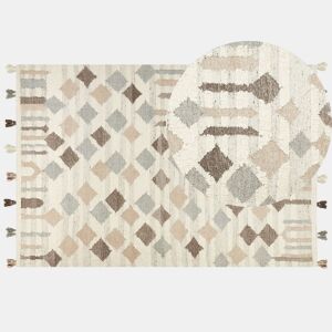 Tapete KAGHTSRASHEN Creme 200 x 300 cm Lã Kilim