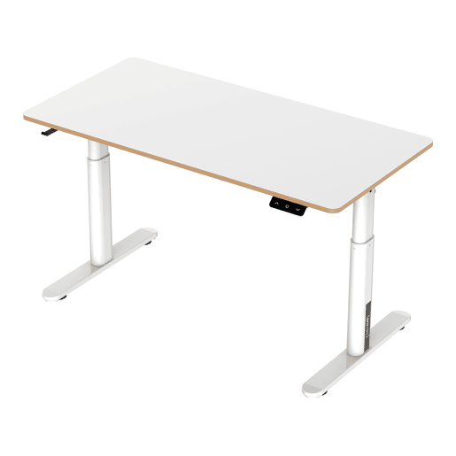 Secretária Ringe para crianças com altura regulável em aglomerado de aço 120 x 60 cm - Branco pro.tec