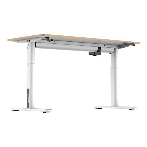Secretária Ringe para crianças com altura regulável em aglomerado de aço 120 x 60 cm - Branco pro.tec