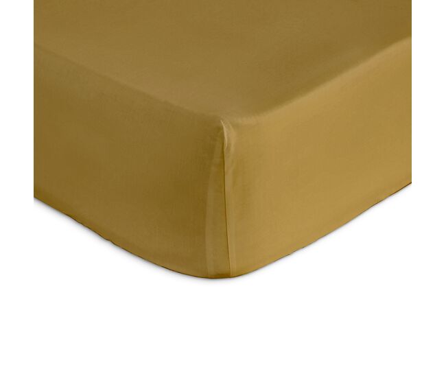 Sábana bajera ajustable de algodón casual 180x200+28 cm maiz
