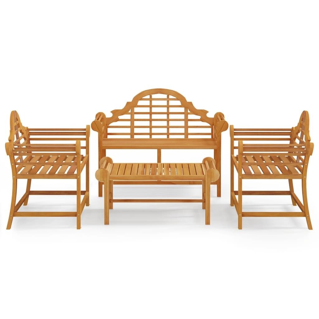 Juego muebles de jardín   madera maciza teca