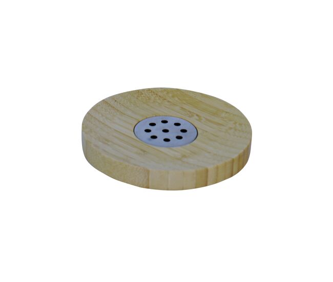 Porta jabon madera bamboo