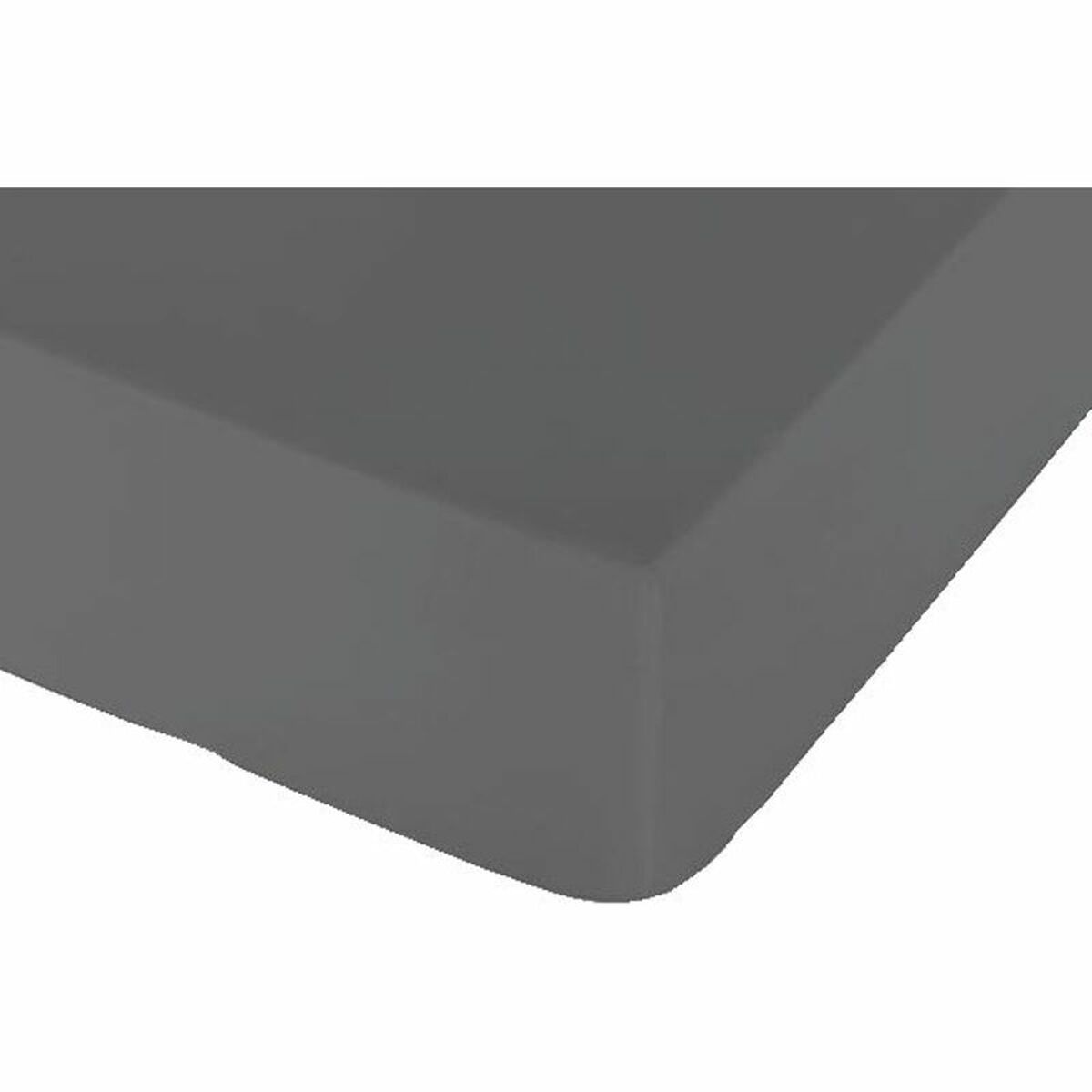 Sábana bajera ajustable naturals gris cama de 90 (90 x 190 cm)