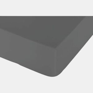 Lençol de baixo ajustável Naturals Cinzento Cama de 90 (90 x 190 cm)