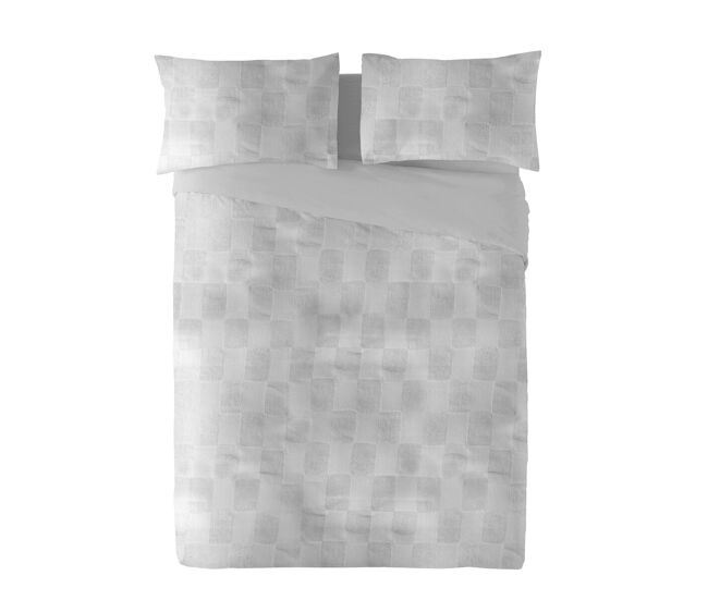 Funda nórdica naturals elba gris claro cama de 135 (220 x 220 cm)