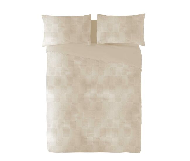 Funda nórdica naturals elba beige cama de 90 (150 x 220 cm)