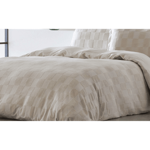 Capa nórdica Naturals ELBA Bege Solteiro (150 x 220 cm)