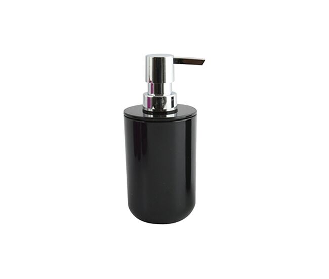 Dispensador de jabón msv inagua de acrílico en color negro 240 ml