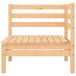 Juego de muebles de jardín 4 piezas madera maciza de pino Juego de muebles de jardín 4 piezas madera maciza de pino Marrón Claro