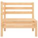 Juego de muebles de jardín 4 piezas madera maciza de pino Juego de muebles de jardín 4 piezas madera maciza de pino Marrón Claro
