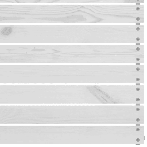 vidaXL Sofás de centro p jardim 4 pcs madeira de pinho maciça branco