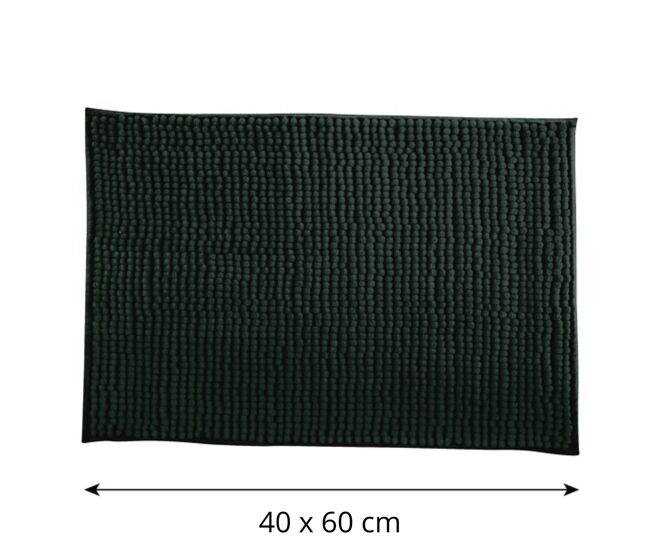 Alfombra de baño msv "chenille" 40 x 60 cm