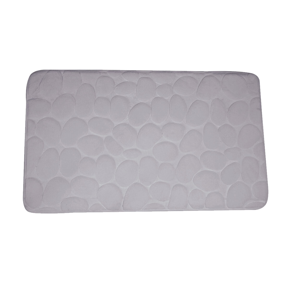 Alfombra de baño con efecto piedras 50 x 80 cm
