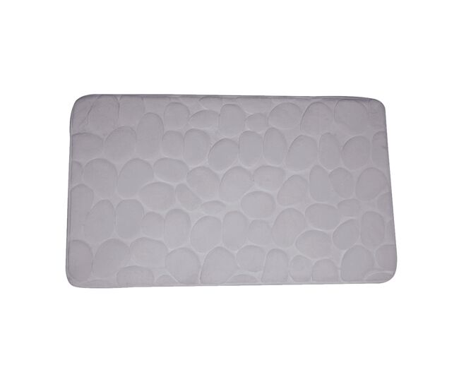 Alfombra de baño con efecto piedras 50 x 80 cm