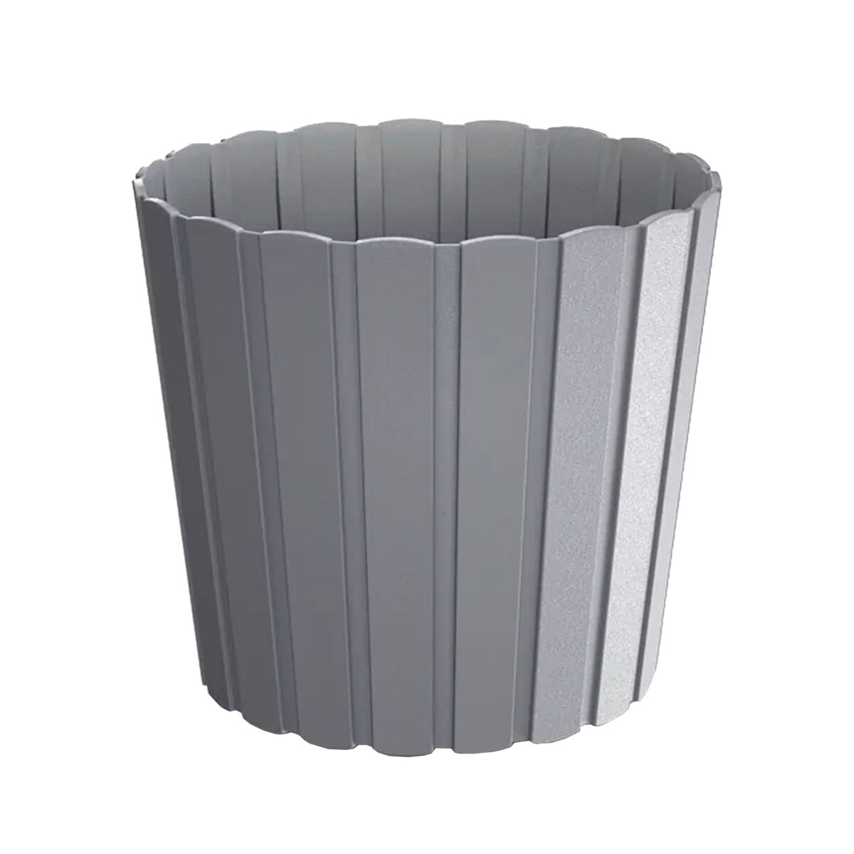 Maceteros boardee basic de rayas 2,2l gris piedra 165x165x150 cm