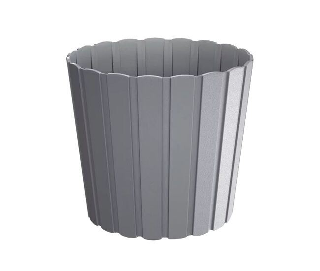 Maceteros boardee basic de rayas 2,2l gris piedra 165x165x150 cm