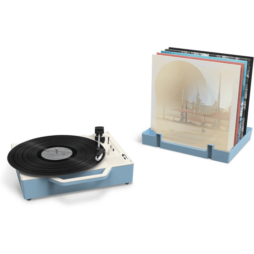 Leitor de discos vintage com um toque moderno Victrola Re-Spin três velocidades de reprodução: 33 13, 45 e 78 RPM