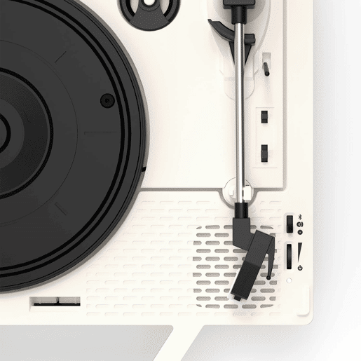 Leitor de discos vintage com um toque moderno Victrola Re-Spin três velocidades de reprodução: 33 13, 45 e 78 RPM