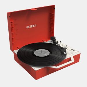 Leitor de discos vintage com um toque moderno Victrola Re-Spin três velocidades de reprodução: 33 13, 45 e 78 RPM