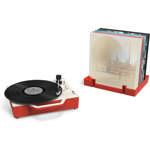Leitor de discos vintage com um toque moderno Victrola Re-Spin três velocidades de reprodução: 33 13, 45 e 78 RPM
