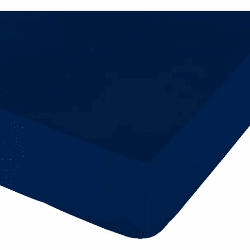 Lençol de baixo ajustável Naturals Azul Cama de 105 (105 x 190 cm)