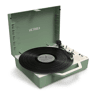 Leitor de discos vintage com um toque moderno Victrola Re-Spin três velocidades de reprodução: 33 13, 45 e 78 RPM