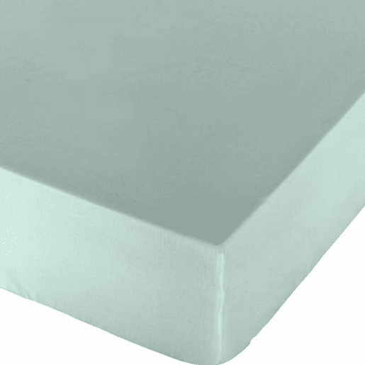 Lençol de baixo ajustável Naturals Verde Cama de 135 (135 x 190 cm)