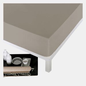 Lençol de baixo ajustável Naturals Bege Cama de 90: 90 x 190200 cm