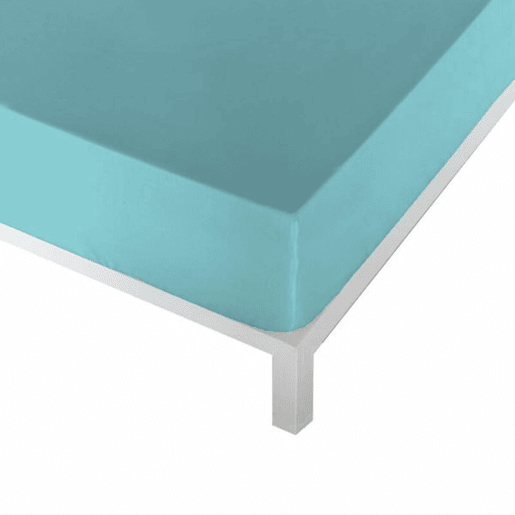 Lençol de baixo ajustável Naturals Turquesa Cama de 150 (150 x 190 cm) Lençol de baixo ajustável Naturals Turquesa Cama de 150 (150 x 190 cm)