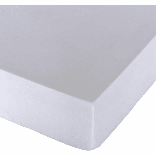 Lençol de baixo ajustável Naturals Branco Cama de 90 (90 x 190 cm)
