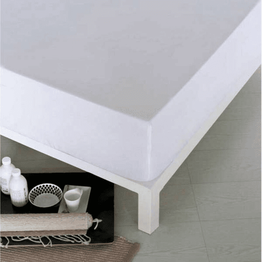 Lençol de baixo ajustável Naturals Berço Branco 60 x 120