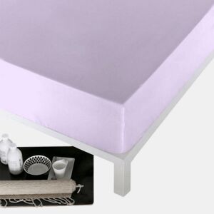 Lençol de baixo ajustável Naturals Violeta Cama de 150 (150 x 190 cm)